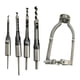 thumbnail image 4 of Taladro para agujeros cuadrado, soporte fijo de acero con 4 taladros, carpintería duradera para máquinas perforadoras, máquina de embutir, prensa de, 4 of 7