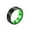 Green, variant on Men's Stainless Steel Simple Personality Polished Neutral Style Two-Tone Ring Green Size 13