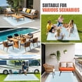 thumbnail image 4 of Sky Blue Greek Key Outdoor Rug for Patio/Deck/Porch, Non-Slip Large Area Rug 5 x 8 Ft, Geometric Greece Ancient Farmhouse Geo Indoor Outdoor Rugs Washable Area Rugs, Camping Rug Carpet Runner, 4 of 8