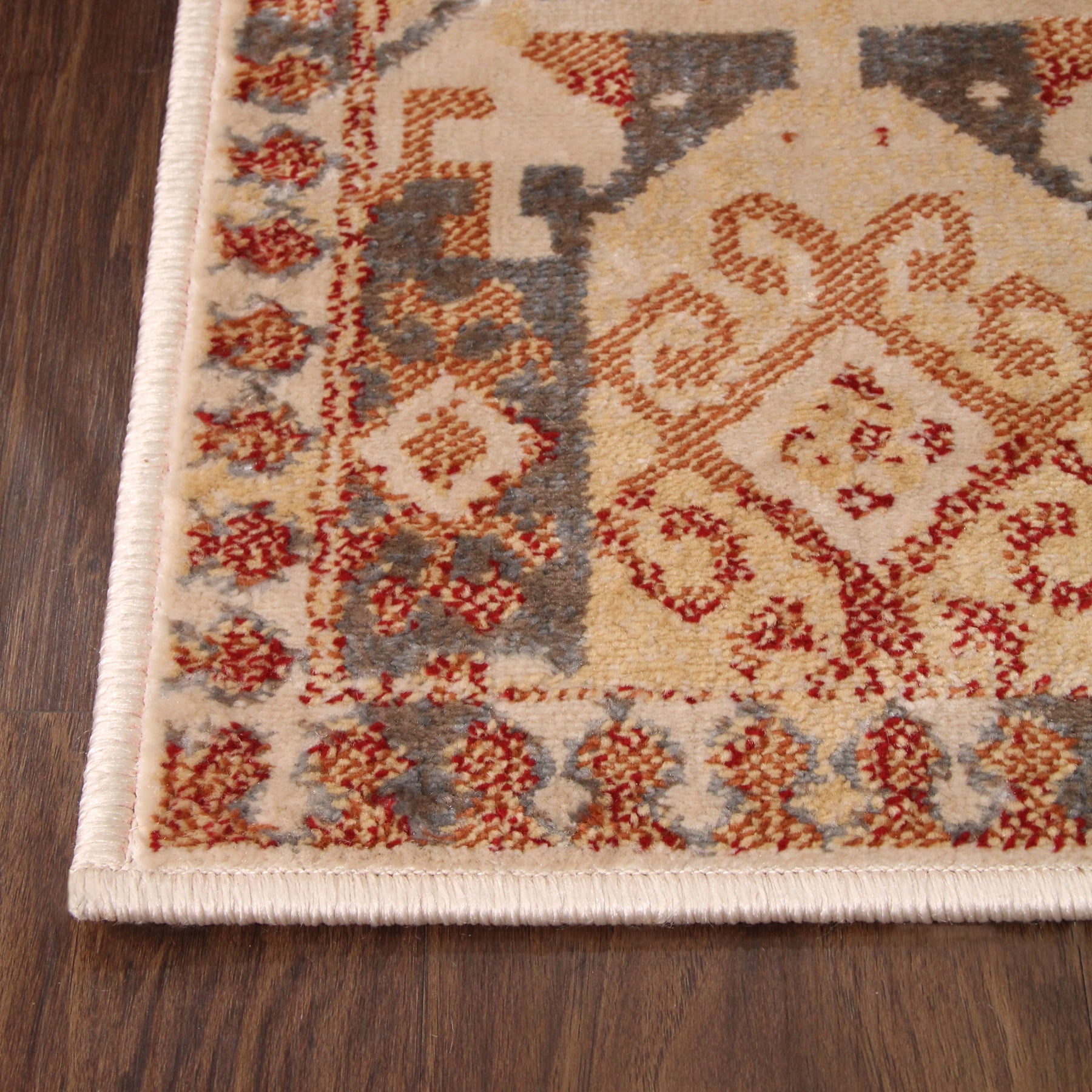 Superior Zuleyka Aztec Southwestern Indoor Area Rug, 5' x 8', Rust