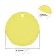 thumbnail image 2 of Unique Bargains Étiquettes Rondes en Plastique 1,17 Pouces Résistantes aux Déchirures et Imperméables avec Attache Jaune 25 Pcs, 2 of 5