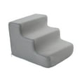 thumbnail image 5 of Dog Stairs Pet Steps Ramp Sturdy Machine Washable Cover for Older Dogs, 3 Step Grey, 5 of 8