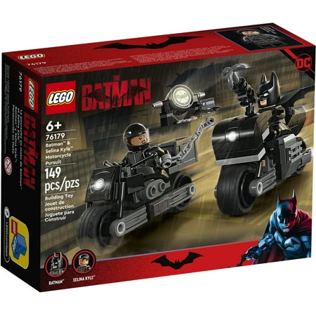 LEGO Super Heroes DC Comics Batman & Selina Kyle Motorcycle Pursui 76179 Building Set