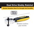 thumbnail image 2 of Titan Tools 11050 1/4 and 3/8" Drive Dual Head Stubby Ratchet, 2 of 5