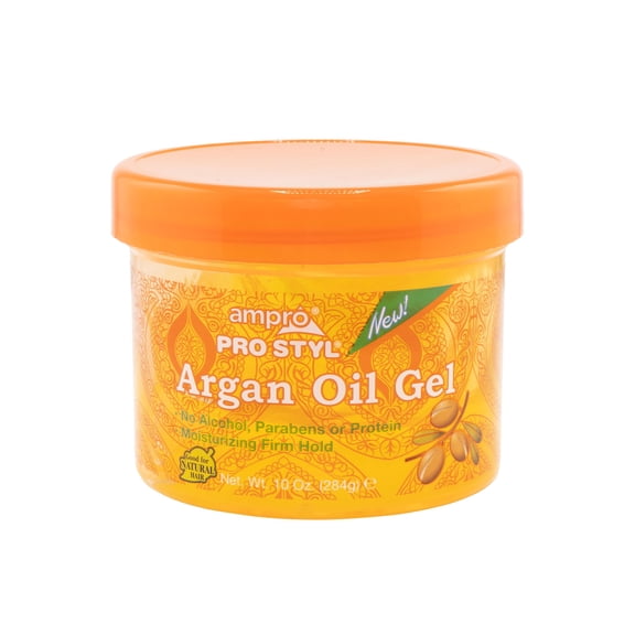 Ampro Pro Styl® Argan Oil Hair Styling Gel for Naturals, 10 oz. Moisturizing, Unisex