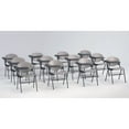 thumbnail image 5 of KFI Stacking School Chair, Writing Tablet, Burgundy Finish, Right Tablet, 5 of 5