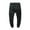 Black, variant on WREESH Men's Drawstring Sweatpants Fashion Solid Casual Elastic Waist with Pocket Trousers Sport Pants Black