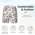 thumbnail image 5 of Lsque Mens Swim Trunks Rose Flowers Pattern - Bathing Suit Compression Liner - Beach Swim Shorts Swimwear - (S-3XL) - Stretch Quick Dry -X-Large, 5 of 9