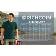thumbnail image 7 of RICHCOIN Henley Men Shirts Short Sleeve T Shirts for Men Summer Tops Classic Pocket Button Casual Color Block Green Tees Size XXL, 7 of 7