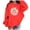 Red, variant on Emitonse Toddler Baby Boy Girl Clothes Kids Hoodie Print Girls Basic Long Sleeve Drawstring Sweatshirt Black,Size 7-8 Years