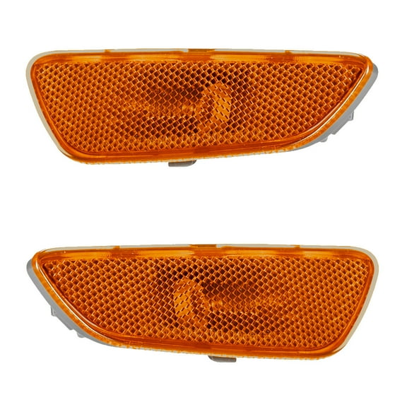 For Chevy Captiva Sport 2012 2013 2014 2015 Side Marker Light Driver and Passenger Side | Pair | Front | Hybrid | Replacement For GM2551195, GM2550195 | 96830940, 96830939