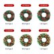 thumbnail image 3 of Guirnalda de Navidad de 16 pulgadas con conos de pino Fruta roja Feliz Navidad Guirnalda colgante Gu Abody 40cm/Sin luz de cordel, 3 of 7