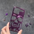 thumbnail image 1 of Funda de calavera de esqueleto de lujo para iPhone 14, 13, 12, 11 Pro Max, fundas de teléfono a prueba de golpes, cubierta trasera, cámara de protección completa, Funda hueca de TPU Fivean unisex, 1 of 2