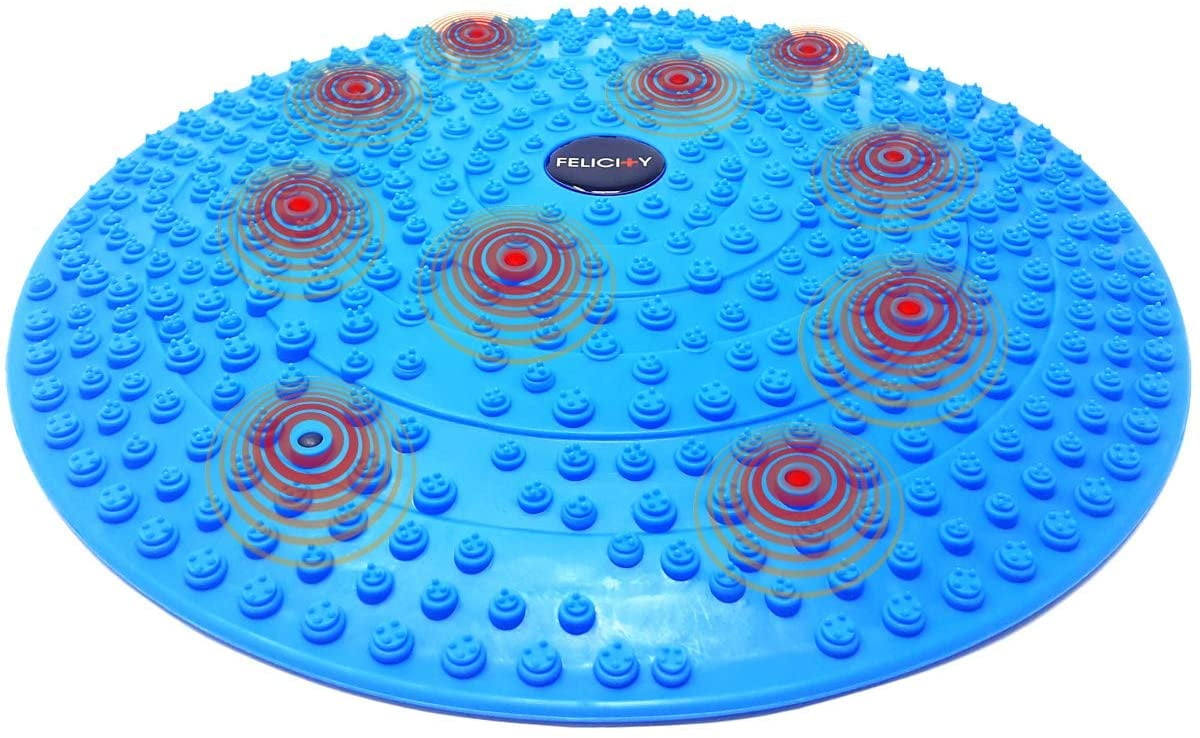 Daiwa Felicity Foot Massager Reflexology Mat with Magnetic Therapy Acupressure Disc Foot Massager