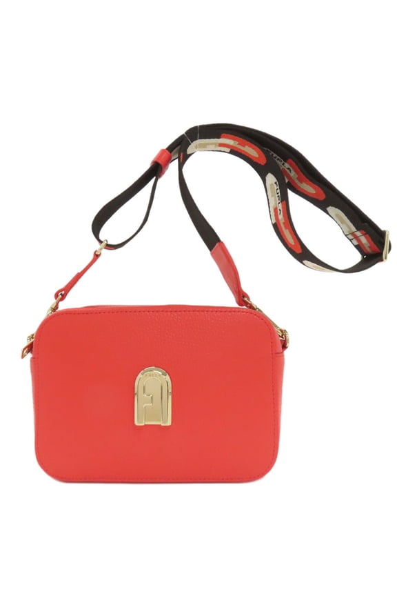 Pre-Owned Furla Arch Logo Shoulder Bag Leather Women's (Good)