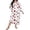 A-Red784, variant on XIAONU Women's Zip-Front Pocketed Sleep Romper Short-Sleeve Casual Bedtime Loungewear