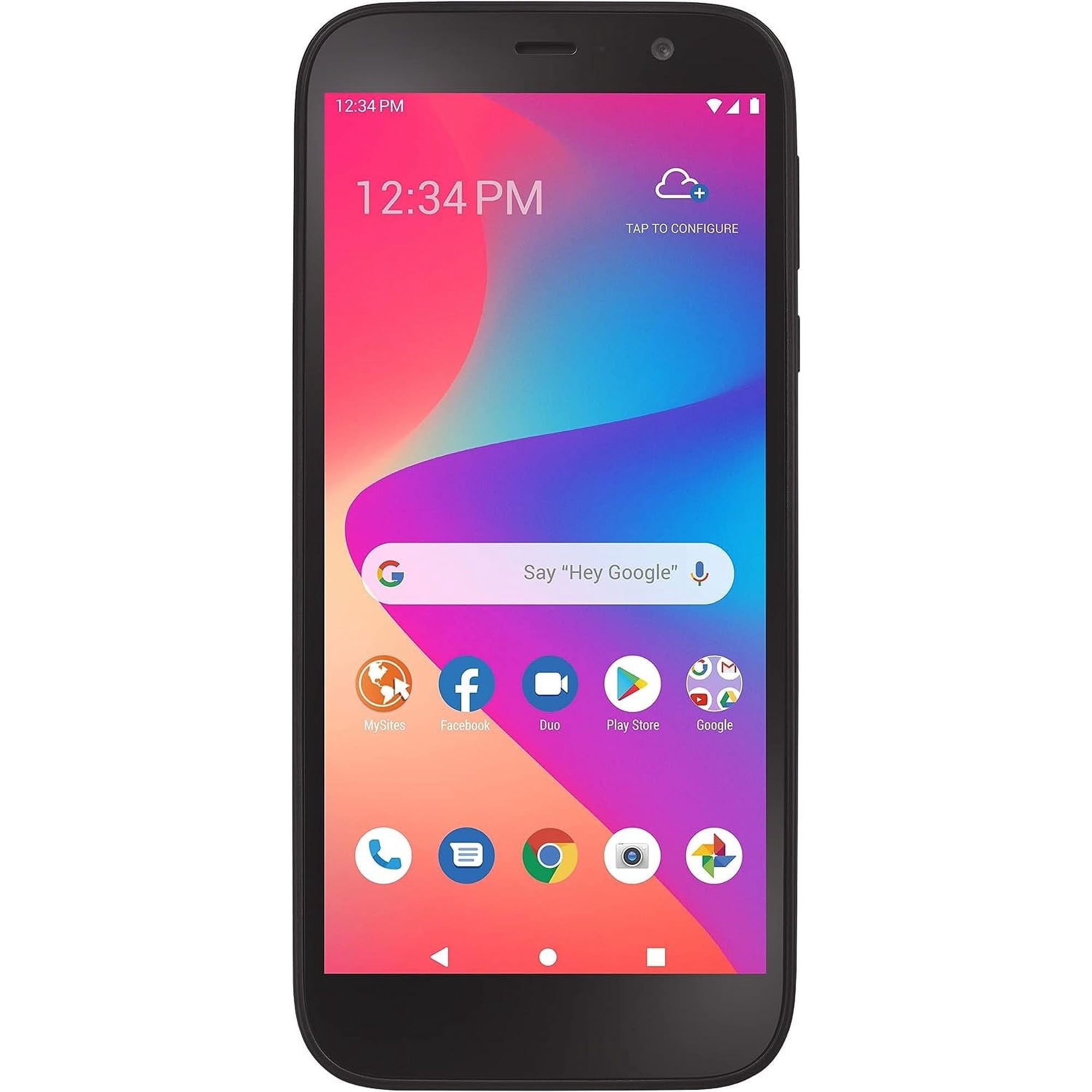 Total by Verizon BLU View 2, 32GB, Black - Prepaid Smartphone Locked