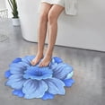 thumbnail image 3 of Abstract Floral Area Rug Floor Mat Oriental Design Carpet For Bedroom Living Room Low Pile Washable Runner For Closet Entryway Coffee Table Rug for Dorm Room Decorative Blankets And Throws Hand, 3 of 4