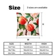thumbnail image 5 of Peach Velvet Throw Pillows Set of 2 - Decorative Pillows with Unique Patterns for Sofa Couch Bed - Pillow Covers - Available in 16x16, 18x18, 20x20 Inches, 5 of 6