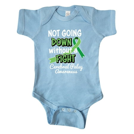 

Inktastic Not Going Down Without a Fight Cerebral Palsy Awareness Gift Baby Boy or Baby Girl Bodysuit