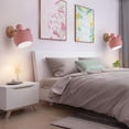 thumbnail image 4 of Lámpara de pared Dormitorio infantil Fondo personalizado Dibujos animados simples Luz de pared linda macarrón, 4 of 6