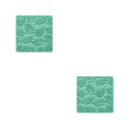 thumbnail image 1 of Inteprter Posavasos para tazas Taza resistente al calor Alfombrilla de Protector de mantel individual Cian Type4 NO4, 1 of 6