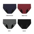 thumbnail image 6 of Menstrual Period Underwear for Women Mid Waist Cotton Postpartum Ladies Panties Full Coverage Briefs, 6 of 9