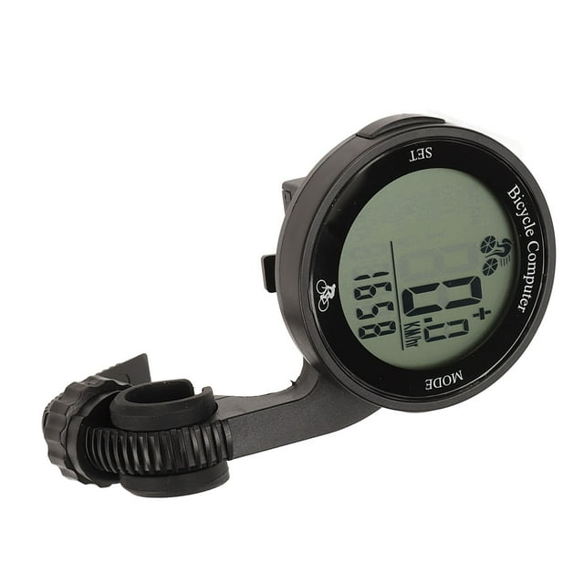 Bike Computer, Cycling Computers Waterproof Thermometer Speedometer for Electric Bikes White Background Black Characters,Black Background White Character