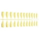 thumbnail image 1 of Juego de uñas postizas Qarigey ABS Amarillo SM17-2249, 1 of 4
