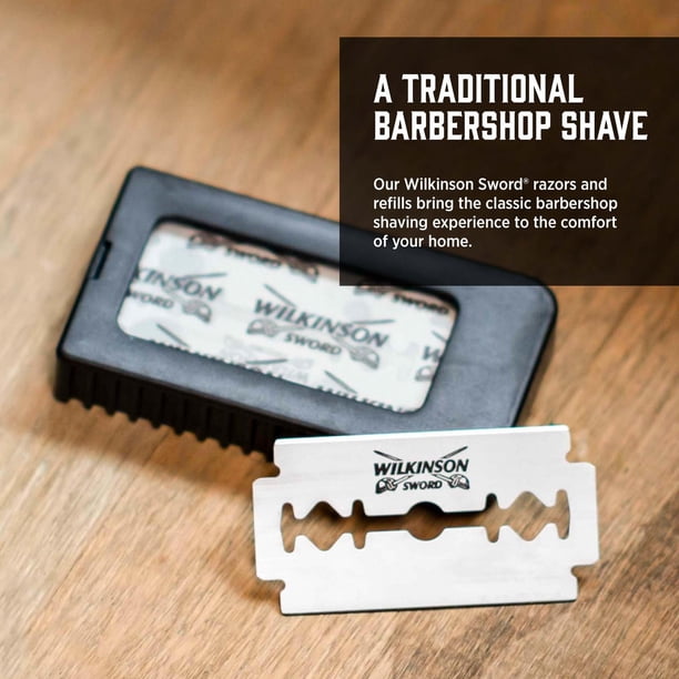 Lames De Rasoir Gillette Wilkinson Sword Double Edge - 50 Pièces - Acier Inoxydable