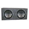 2) Pioneer 12" 4000W TS-W3003D4 Car Subwoofers DVC Subs + Sealed Box Enclosure