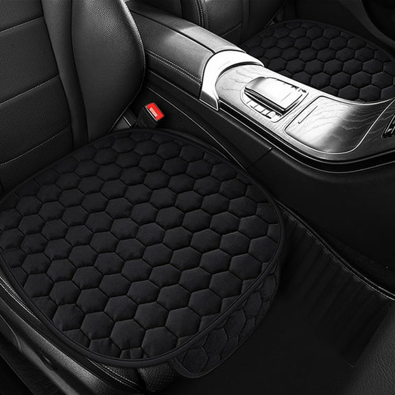 Car Seat Cushion under 5! CQCYD Winter Plush Car Seat Cushion, No Backrest Single Piece Car Mat, Non Slip Warm Seat Cover for Vehicle and Car
