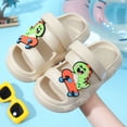 thumbnail image 4 of Toddler Boys Girls Sandals - Kids Water Sandals Slides, Lightweight EVA Quick Dry Waterproof Beach Pool Summer Shoes With Dinosaur Pattern, 4 of 8
