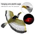 thumbnail image 2 of Luminous Bird Repellent Hanging Eagle with Music Flying Bird Scarer Flying Bird, 2 of 7