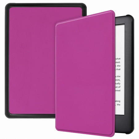 Paperwhite 1 Allytech Folio Case for All-New Amazon Kindle 10th Generation, 2019 Released (NOT for Paperwhite), Ultra Slim Lightweight Full Protection Shockproof Smart Shell Auto Sleep Wake Cover, Purple ()