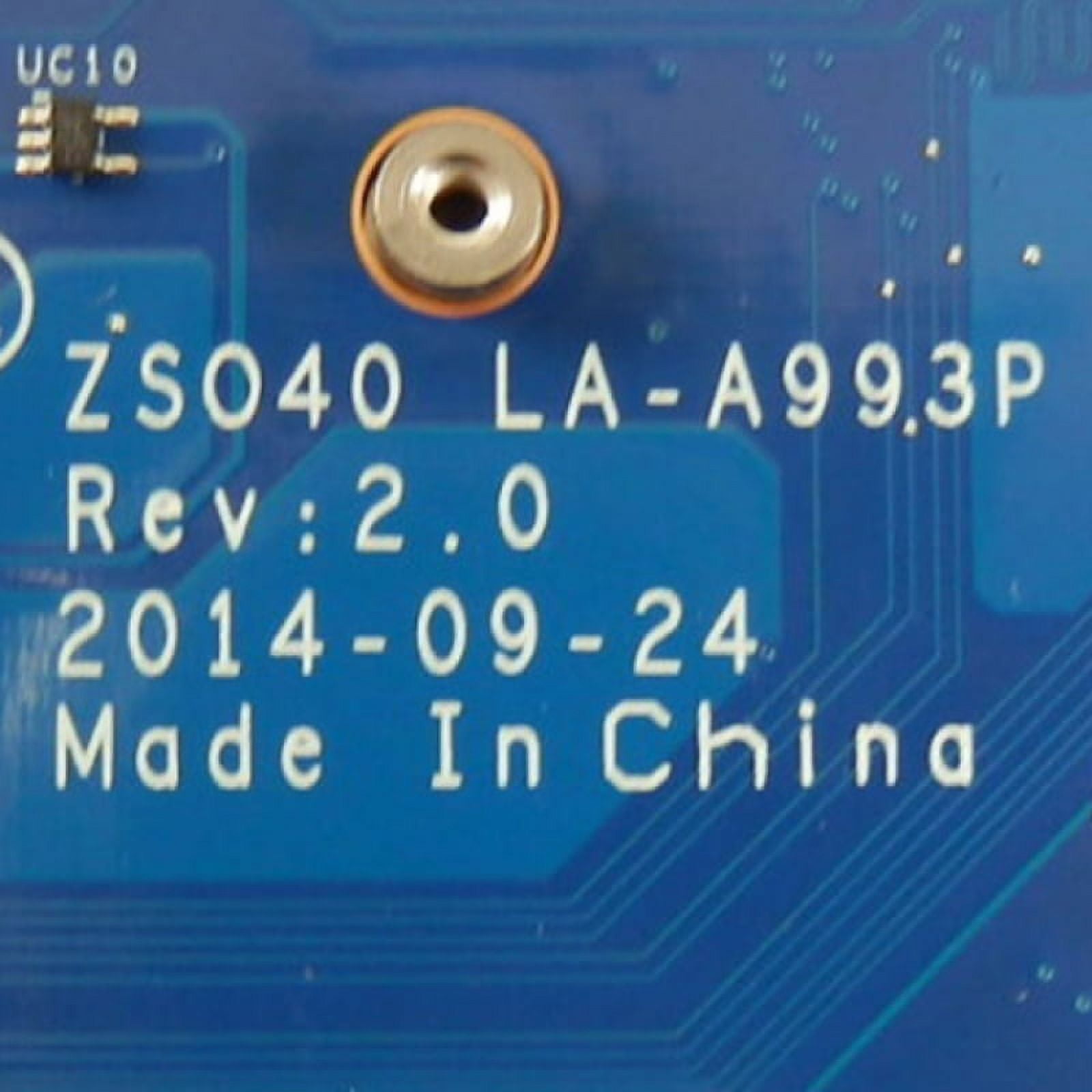 HP 14R 15R 240 G3 Laptop Motherboard w/ Intel Core i3 Processor 765364-001 LA-A993P