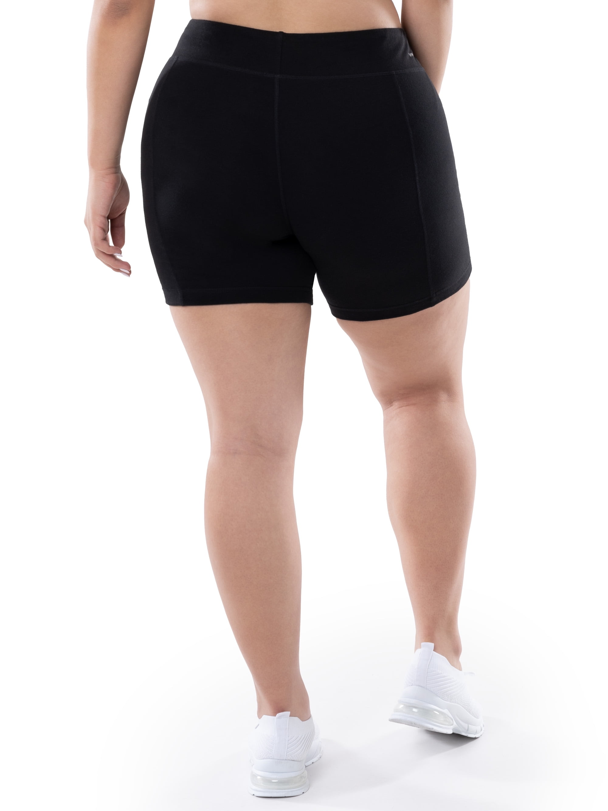 Athletic Works Women's Plus Size Core Active Dri-Works Bike Shorts