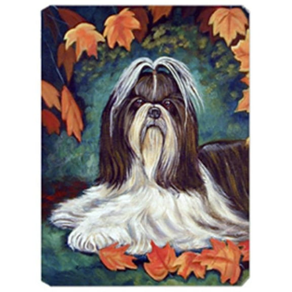 Carolines Treasures  Autumn Leaves Shih Tzu Mouse Pad