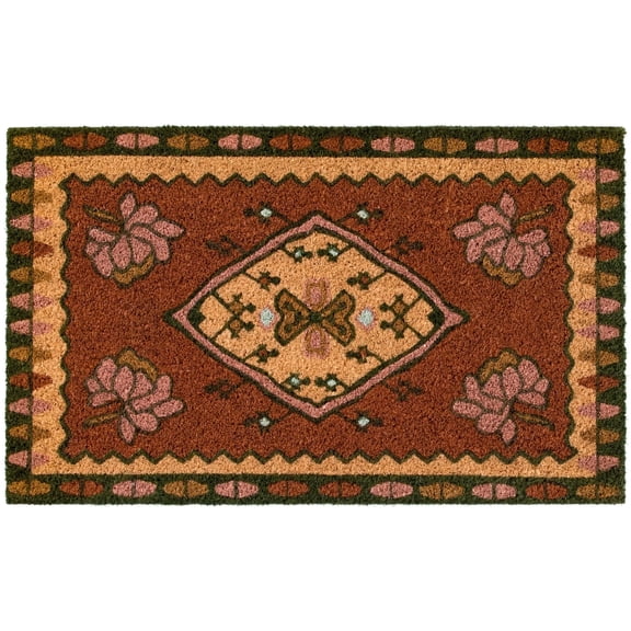 Home Decor Collection Antique Coir Outdoor Doormat, 18"x30"