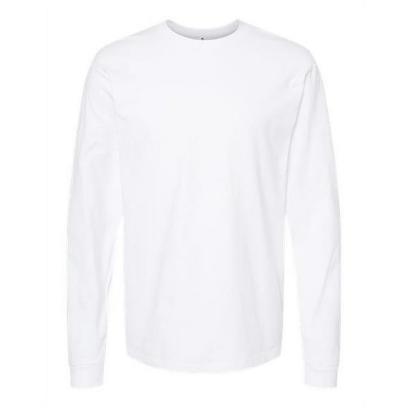 Tultex - Unisex Heavyweight Jersey Long Sleeve T-Shirt - 291 - White - Size: M
