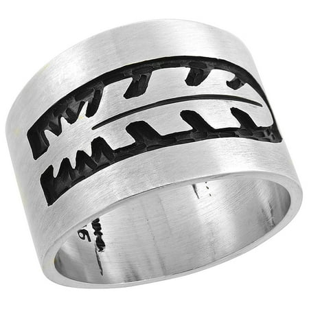 Sterling Silver Native American Design - Sterling Silver Native American Design Feather Ring, sizes 8-13