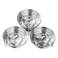 thumbnail image 1 of 3pieces Stainless Steel Poached Egg Maker With Handle Easy To Extract Cups T7, 1 of 4