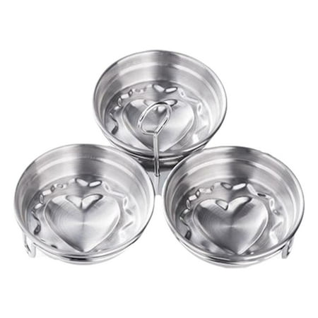 Pekkaxy Stainless Steel Egg Steamer 7.21 x 3.51 x 1.09 in Quick and Convenient Egg Cooking Perfect for Breakfast Meal Prep