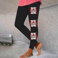 thumbnail image 2 of Jinhomg Womens Long Leggings High Waist Yoga Pants Canada Flag Print Patriotic Casual Leggings Slim Fit Stretch Athletic Leggings Black XXL, 2 of 6