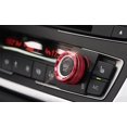 thumbnail image 4 of Xotic Tech 3 Pieces Red AC Climate Control Radio Volume Knob Ring Covers For BMW 1 2 3 3GT 4 Series, 4 of 6