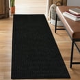 thumbnail image 1 of ANTPOP Runner Rug Outdoor Hallway Carpet Runners Non Slip Area Rugs Entrance Mat Indoor for Entryway Kitchen 2'x2',Striped Black, 1 of 7