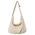thumbnail image 1 of Bolsas De Hombro Bolso de hombro para mujer, bolsos de mensajero de lona a la moda, bolsos simples para mujer (beige) Ehuebsd Para Estrenar, 1 of 9