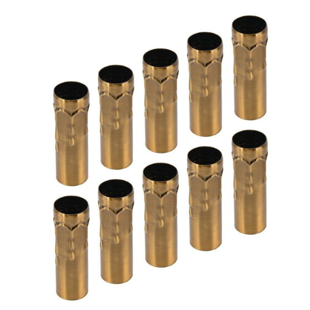 Fondas para candelabros fondas para velas de araña, fondas de goteo para velas tipos de cubiertas de pláshico base de candelabro cera fundida efecto vintage de manga de