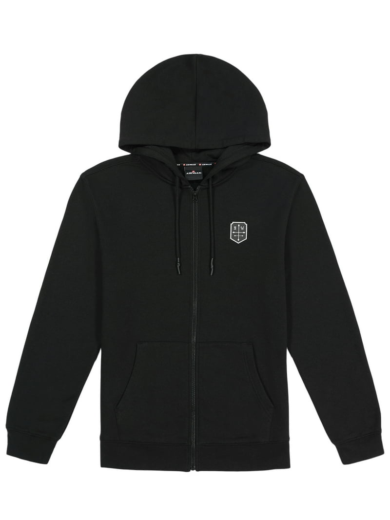 ジャケット・アウター 2000s Archive , biggest hoodie Y2K Barefox Full Zip Jacket Hoodie Black Geese Bird All Over