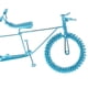 thumbnail image 3 of Juguete de bicicleta de metal hecho a mano Escultura de arte modelo de bicicleta de ciclismo de alambre Azul Fanmusic Juguete de bicicleta de metal hecho a mano, 3 of 7